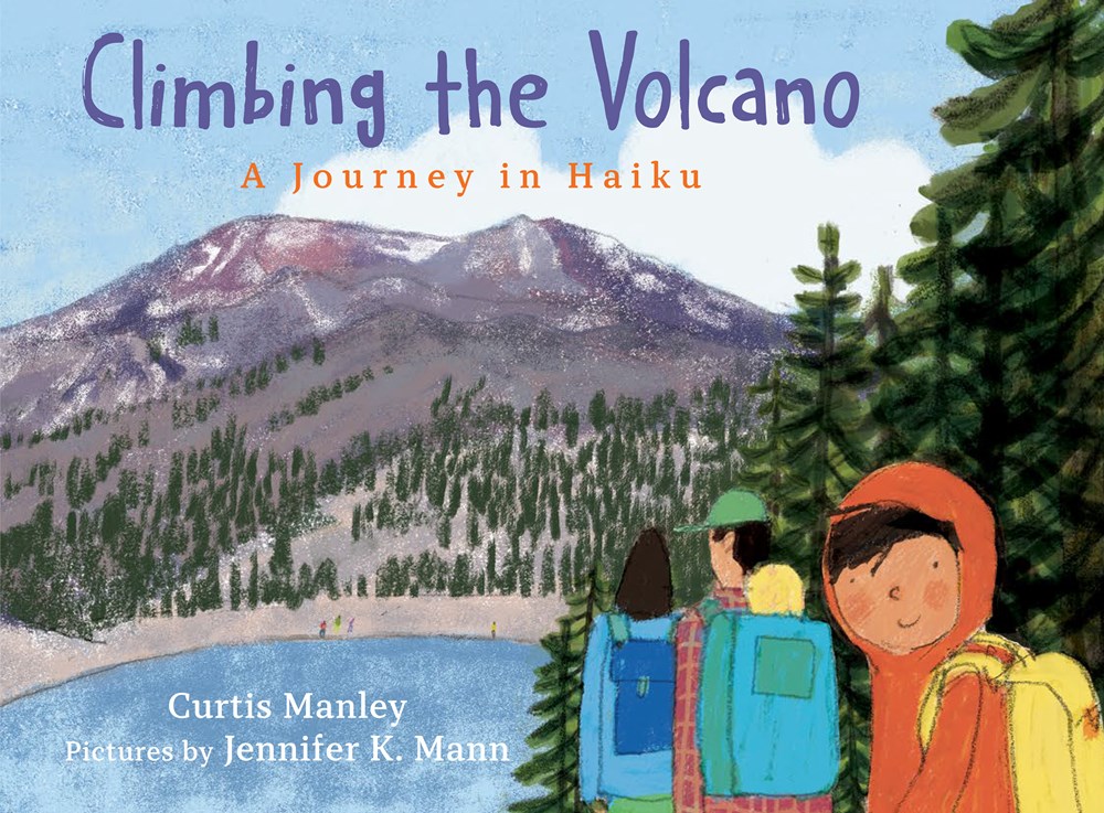 'Climbing the Volcano: A Journey in Haiku’s cover is an invitation for readers all around the world to experience the strange and beautiful wonder of Oregon's South Sister Volcano, through the eyes of a child hiking with their family.' -@Jennifer_K_Mann mrschureads.blogspot.com/2023/07/climbi…