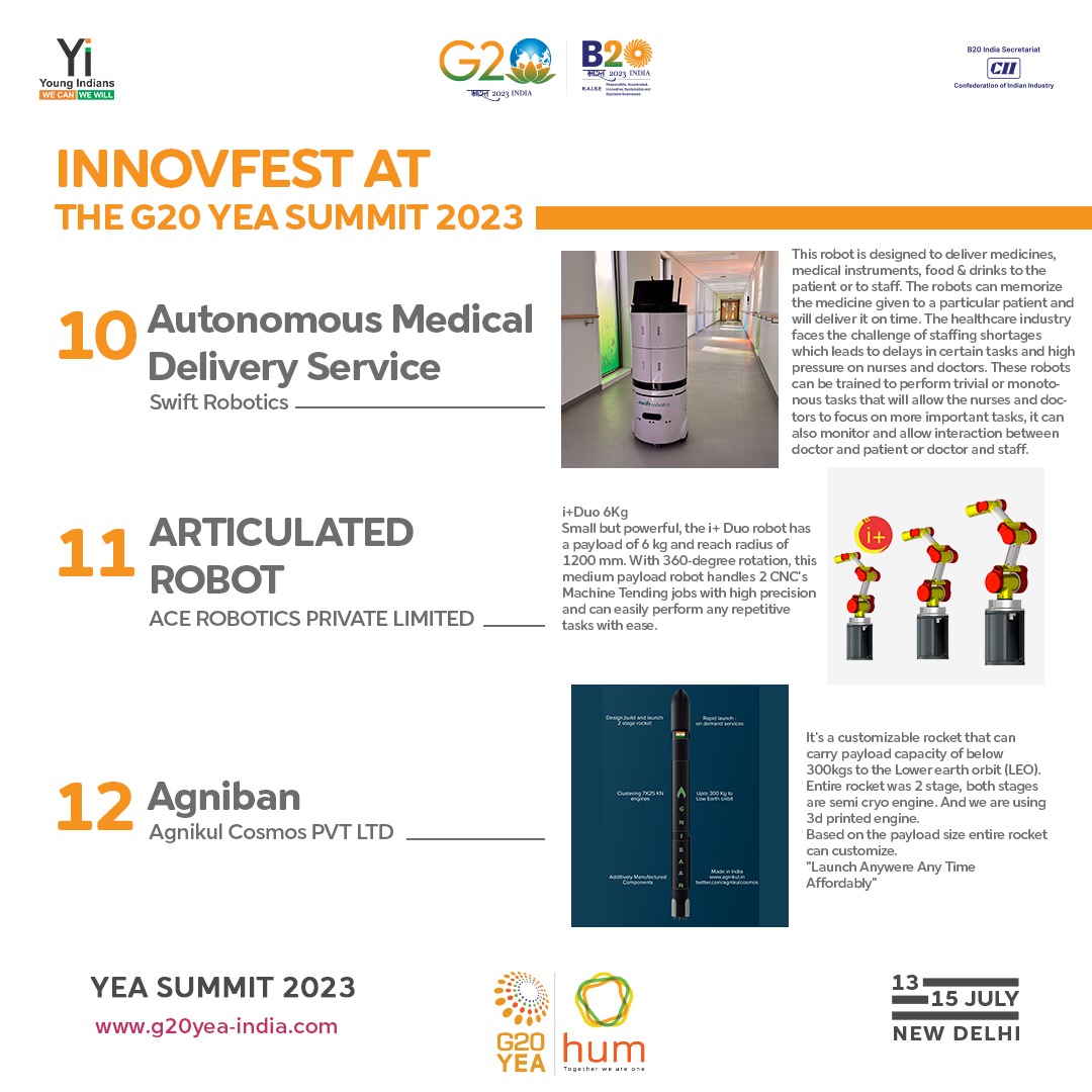 YiTweets's tweet photo. InnovFest G20: Where Visionaries Shape the World 

Together, let's harness the power of innovation to build a better future for all, transcending boundaries and leaving an indelible mark on the world.

#Hum
#G20YEASummitIndia
#TogetherWeAreOne https://t.co/xuMobrY6Sa