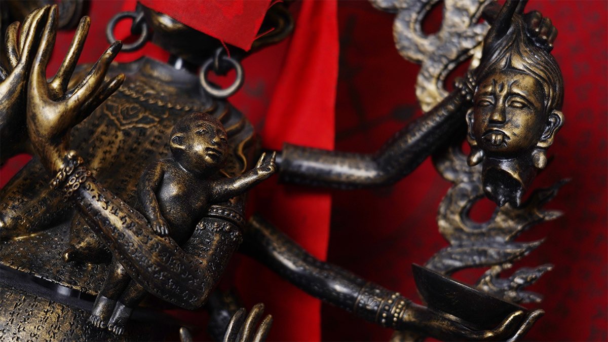 呪詛　大黒仏母 呪詛/ 大黒仏母 1/6スケール コレクティブルスタチュー 開封検品済み