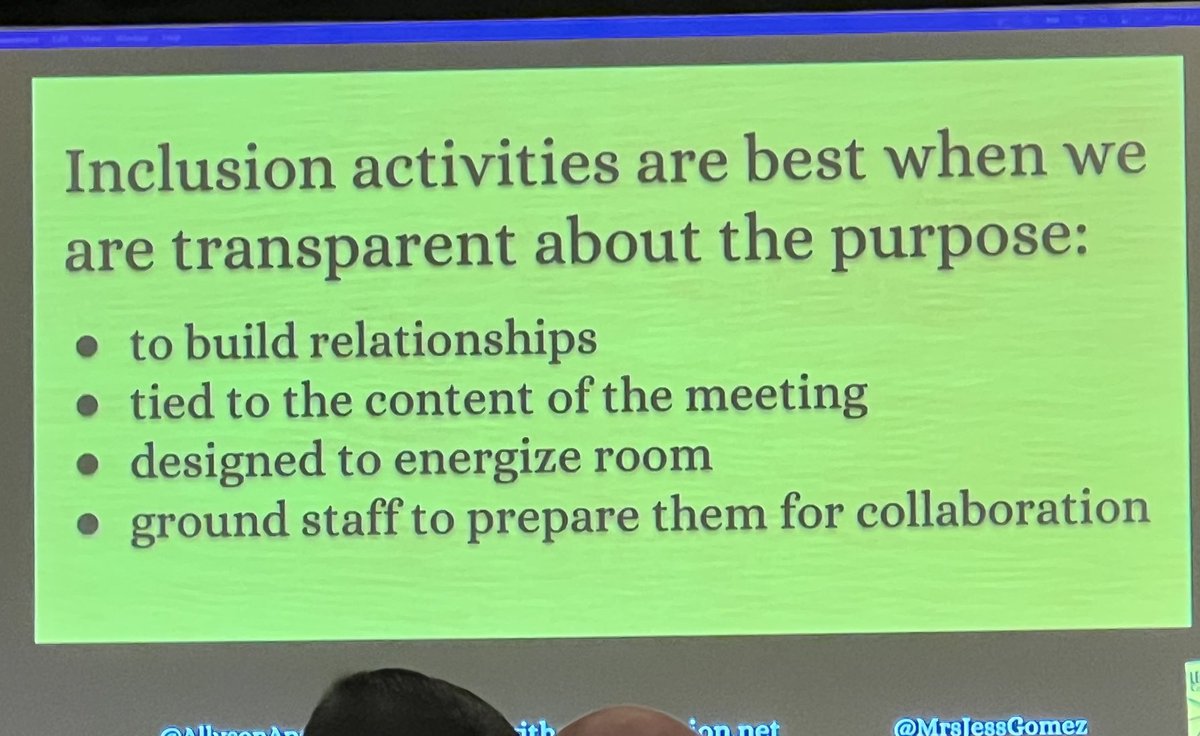 Be transparent about why we do what we do in staff meetings. #leadwithcollaboration #naesp23 ⁦@NAESP⁩ #ccesdukes #WeAreCUCPS
