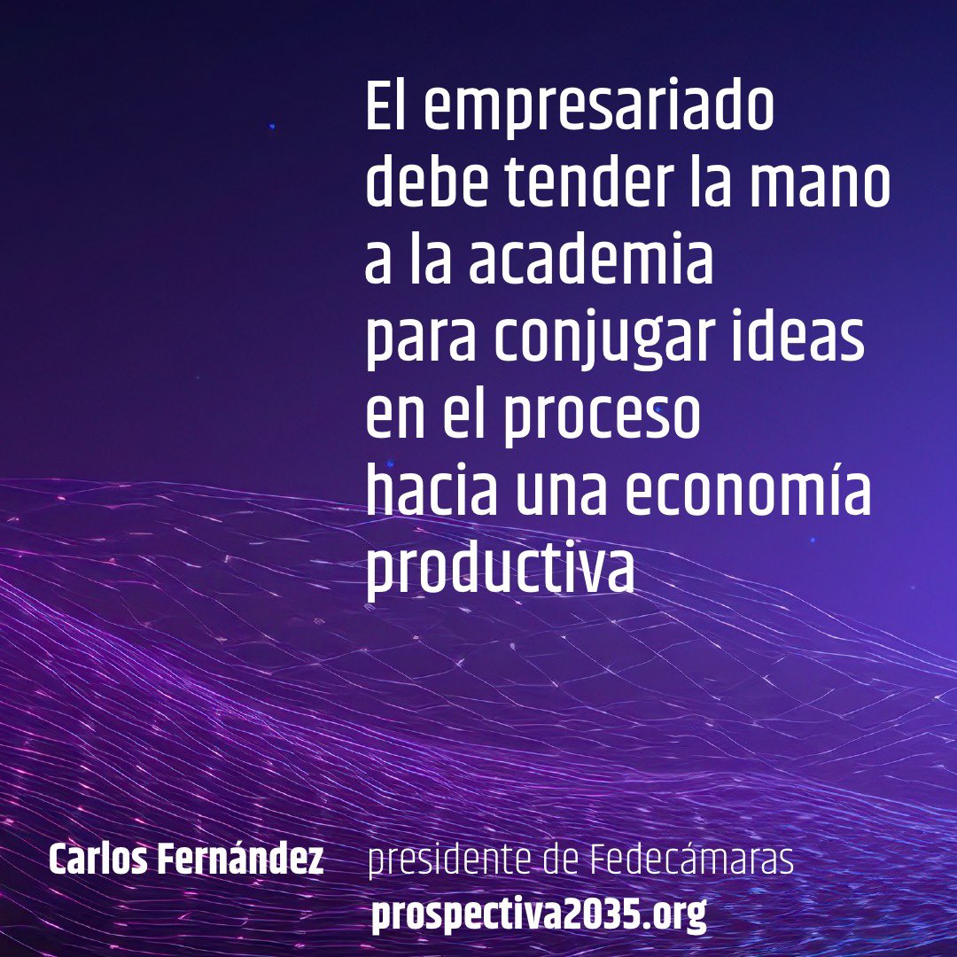 Camino al Futuro se soporta en la construcción colectiva y entre sus premisas priva el esfuerzo entre el empresariado privado venezolano y la academia con miras a impulsar un proceso educativo alineado con las tendencias mundiales. #Fedecamaras @fedecamaras_venezuela