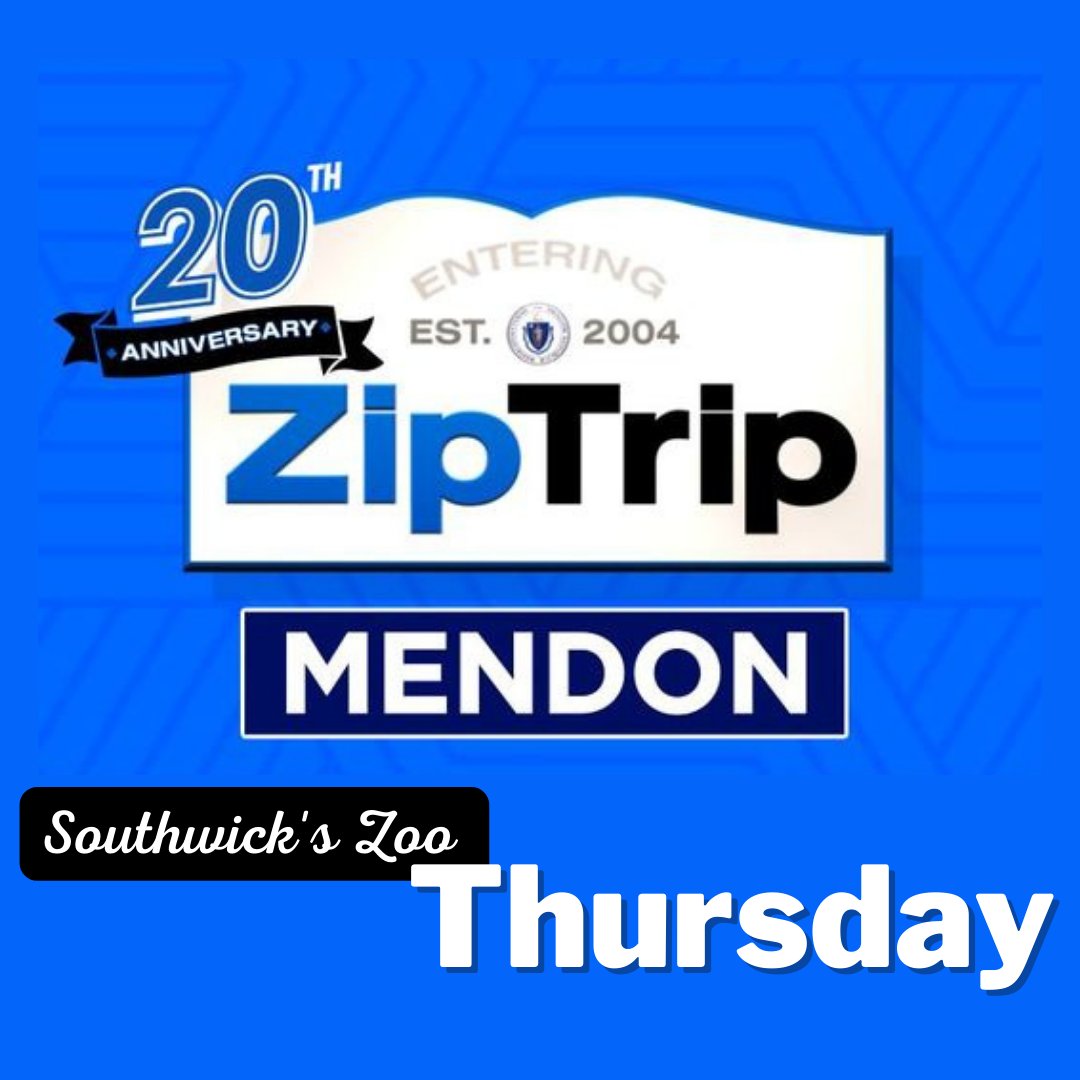 See you tomorrow, Thursday, July 13, from 6 to 10 a.m. at Southwick's Zoo in Mendon! 

@boston25 #ZipTrip #Mendon @SouthwicksZoo More info > https://t.co/9ET0TTHZvW https://t.co/vQXOtKTqk3