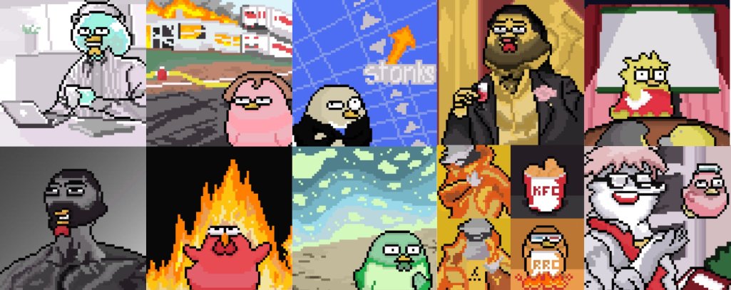 Peanut_the_Pea's tweet photo. "You'll always be rekted, the key thing is to stand up, and be rekted again" A wise man once said.

More meme art added, made by Peanut!!! @rekt_gang Chicken, on @StargazeZone @0xPolygon @solana!!!
🐣Enjoy. https://t.co/LLCVWn1mOf