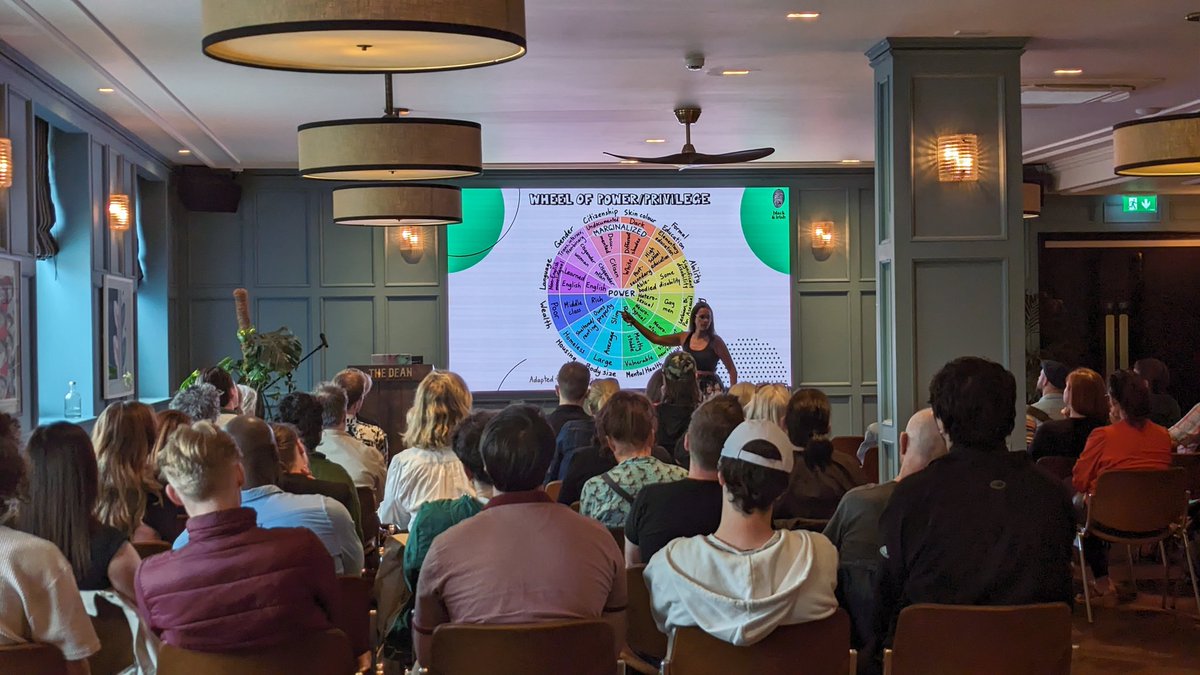 TalentAcademies's tweet photo. "Everyone here is biased, myself included... No-one is exempt... You have to start rethinking and challenging what you know about the world" 

- Briana Fitzsimmons, Director of Education &amp; Training @Black_andirish at our Anti-Bias and Anti-Racism Seminar

#FilmFleadh https://t.co/d7NXDFb8vI