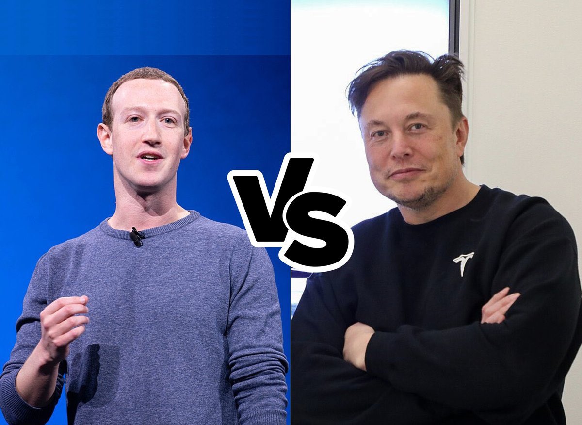 nyw29's tweet photo. I rather watch these two smart men compete intelligence and knowledge level i/o a physical fights. I don’t like watch people to get hurt. There are so many knights around the world, but not many smart guys. Do what you are good at. @elonmusk &amp; @markzuckerberg 🎈 https://t.co/vrPURq05Pv