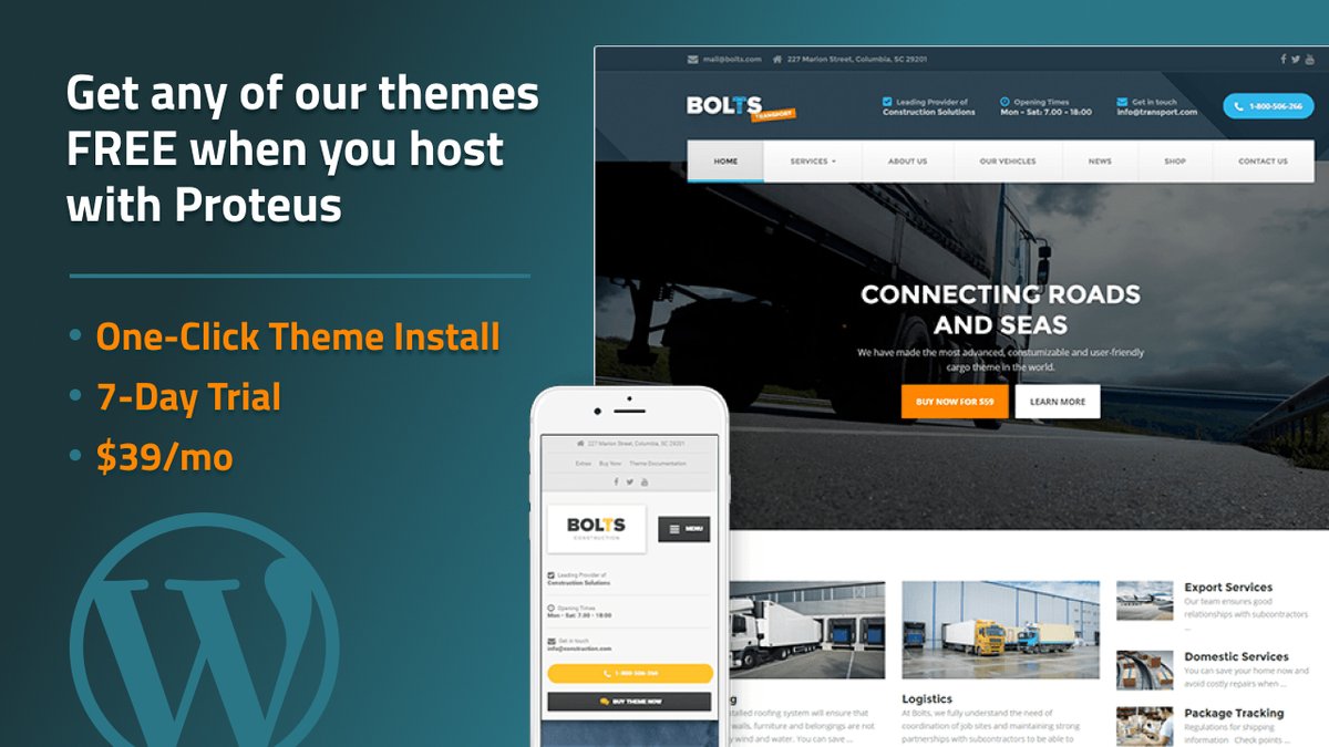 Proteus themes are now free with hosting! youtu.be/gzBeBpVL8ww