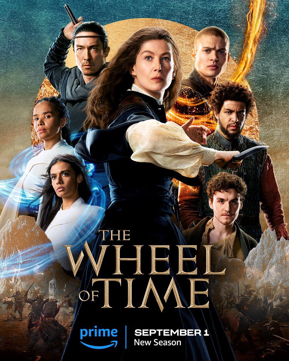 #TheWheelofTime Season 2 gets a new poster, with more teased for next week 🔥