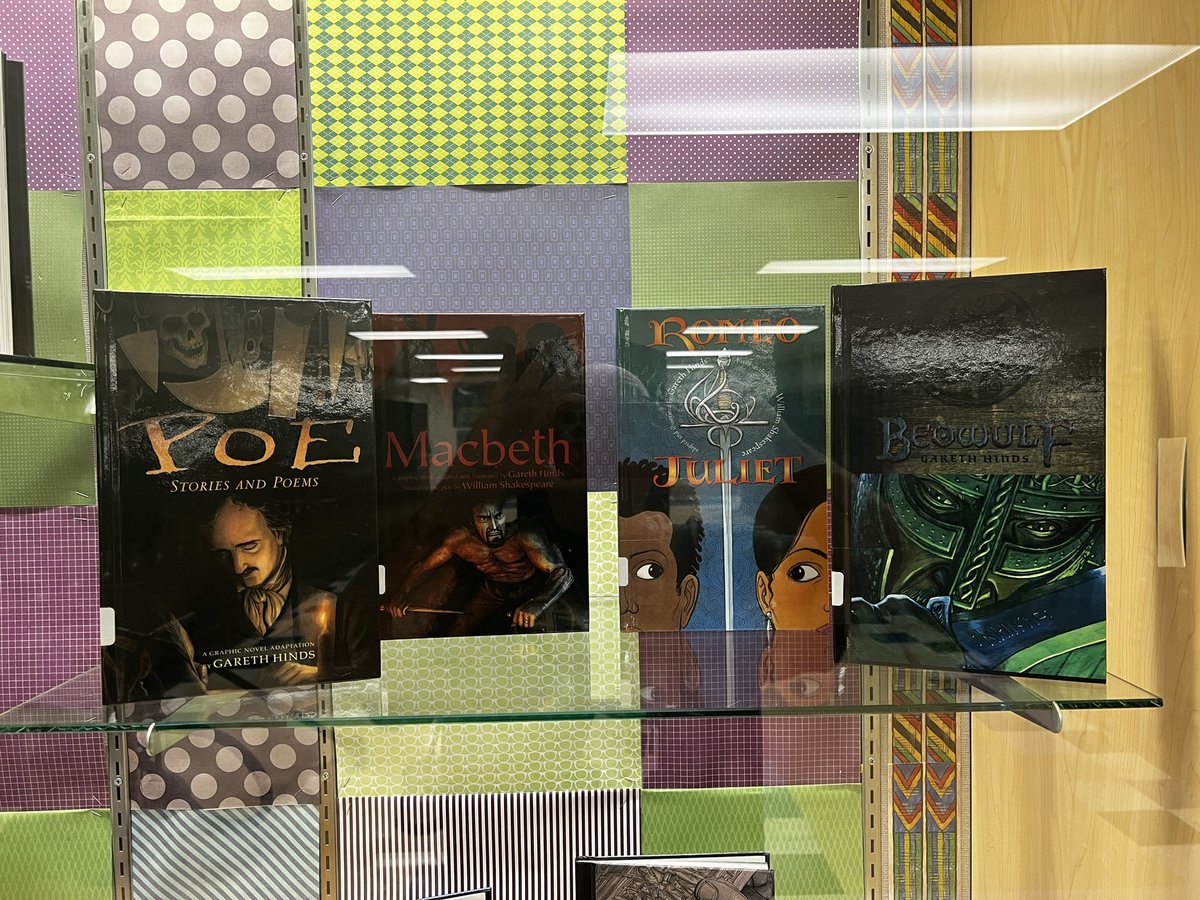 PocoHSLibrary's tweet photo. @PHSWarriors1957 New graphic novels arriving in the summer! #BeatTheHeat #SummerReading https://t.co/jlAY5dm3W1