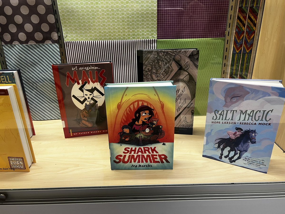PocoHSLibrary's tweet photo. @PHSWarriors1957 New graphic novels arriving in the summer! #BeatTheHeat #SummerReading https://t.co/jlAY5dm3W1