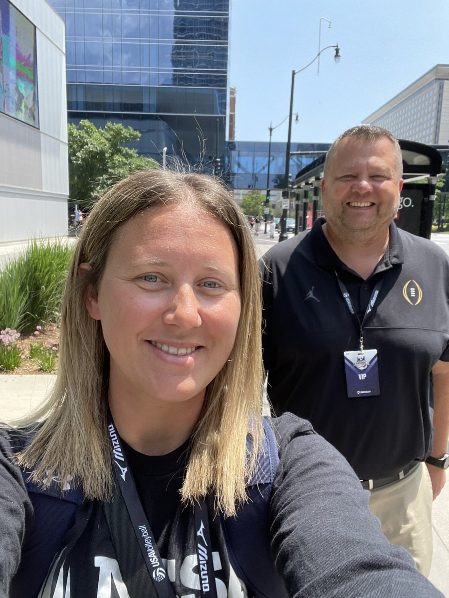 NCSAVB_Ward's tweet photo. USAV Nationals over the 4th was amazing!! I was able to connect with a former coworker, current coworker, and lots of @ncsa volleyball members. The sport of volleyball has given me so much and I love giving back where I can! Time to rest up and recharge for high school season. https://t.co/SVslXxL5eI