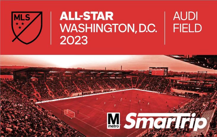 Ride with Metro to the MLS All-Star Game, limited edition MLS All-Star SmarTrip Cards available now. Learn more ➡️: wmata.com/about/news/Rid… #wmata #YourMetro