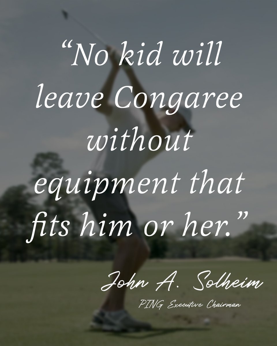 PingTour's tweet photo. Since 2017, PING has supported the Congaree Global Golf Initiative. Hear why we're all in on their mission to positively impact the lives of young people through the game of golf.

Watch "Where Golf Meets Good": https://t.co/YMsqVLKKS1 https://t.co/prkaP0kMxX