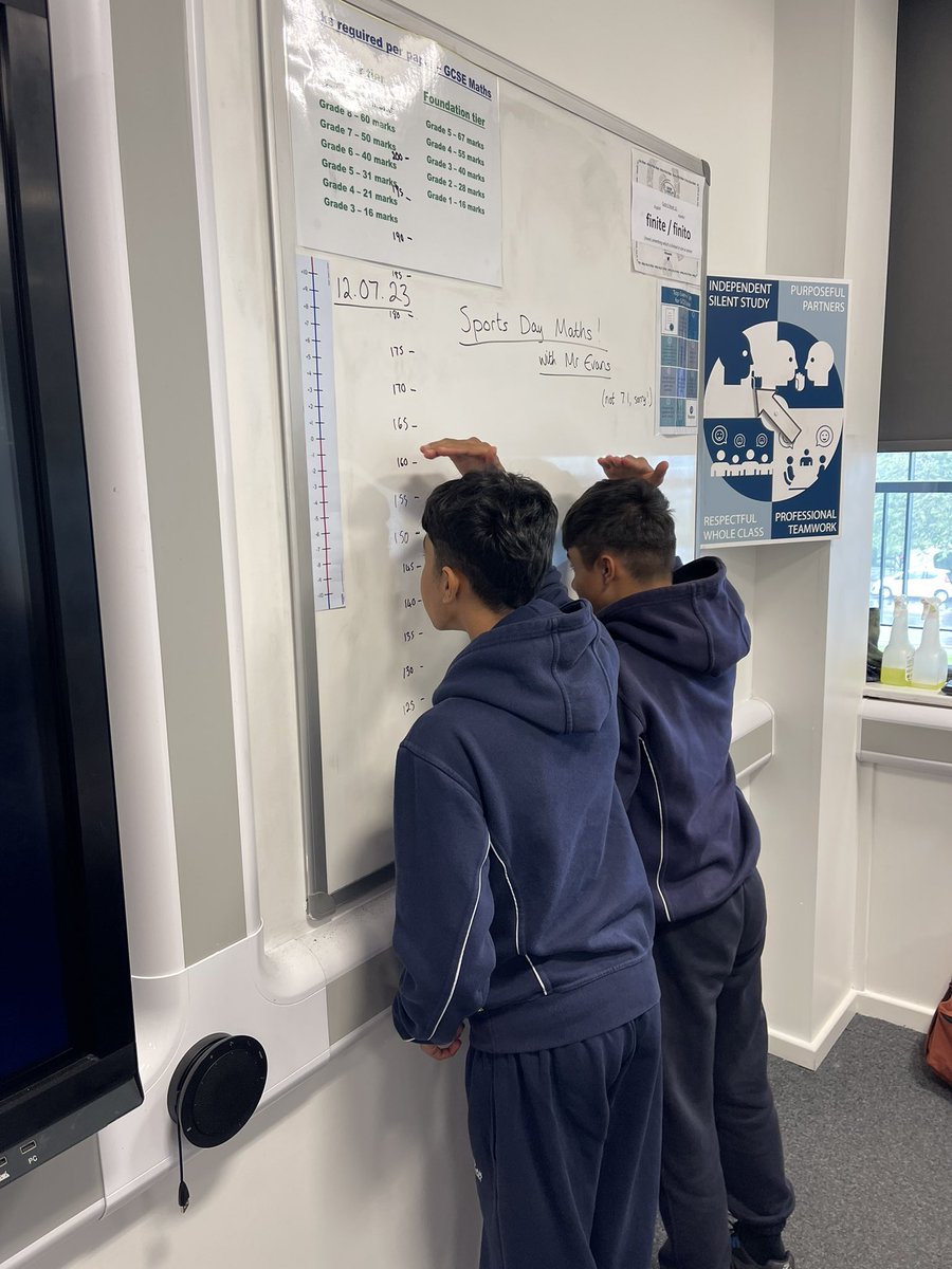 dixonsma_maths's tweet photo. Bit of cross-curricular work today to celebrate Sports Day - Mr Evans’ second favourite day of the academic year except Pi Day; obviously.

8.5 absolutely loving their real world maths applications 💥 @DixonsMA_2028 @DixonsMA 

🧵(1/n) https://t.co/rGbDNEYv7y