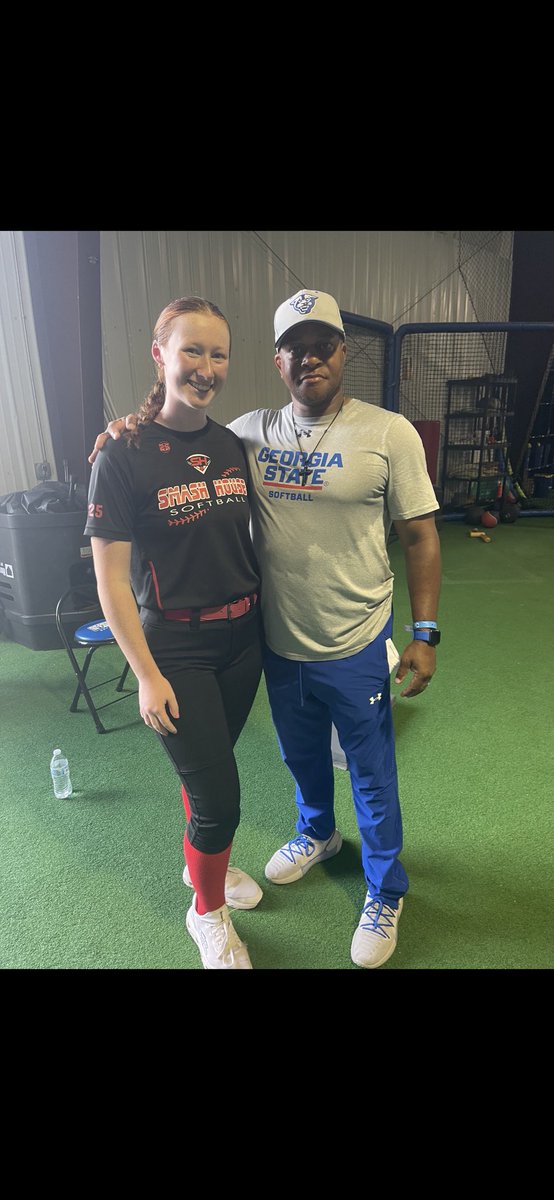 ChloyCreech1's tweet photo. Amazing day at camp at @GSU_Softball and I got to meet several other amazing coaches! Thank you for a great camp, going to keep learning and improving! @TexasSoftball @GatorsSB @Vol_Softball @07_premier https://t.co/DA53NdmFd4