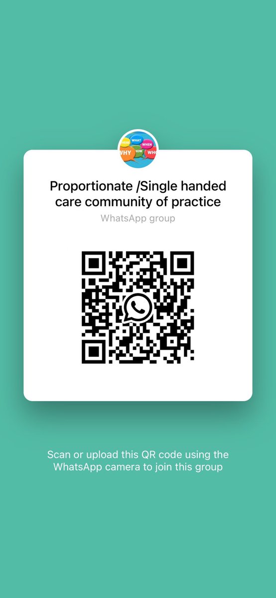 Community of practice for everyone who is working on and interested in implementing proportionate or optimal or single handed care. Ask questions, share ideas, promote good practice and inspire others.⁦⁦@southernscampi⁩ ⁦@RachelWField⁩ ⁦⁦@RCOT_Suzy⁩ ⁦