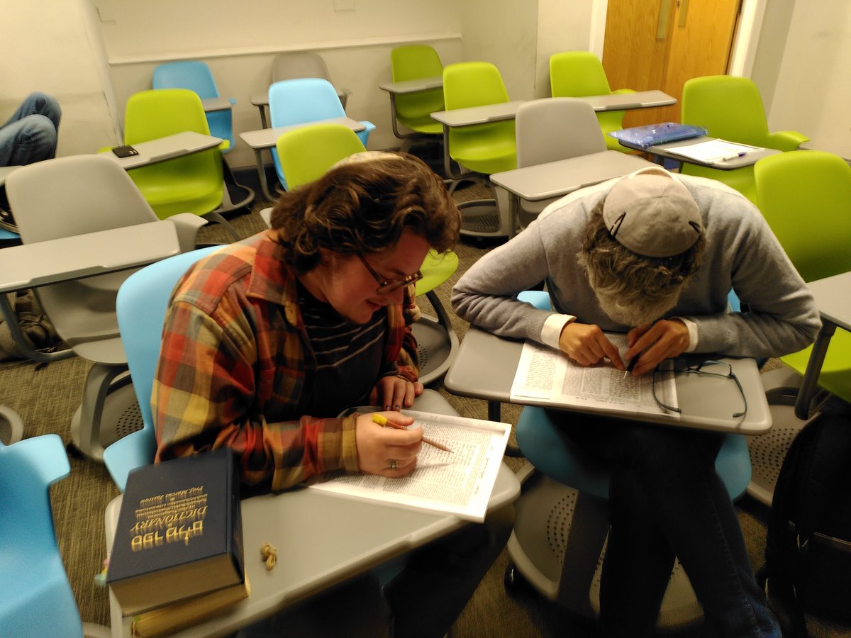 Another afternoon of learning - plus preparing to deliver Community Beit Midrash sessions - for Azara participants.

#openingthebeitmidrash #torah #talmud