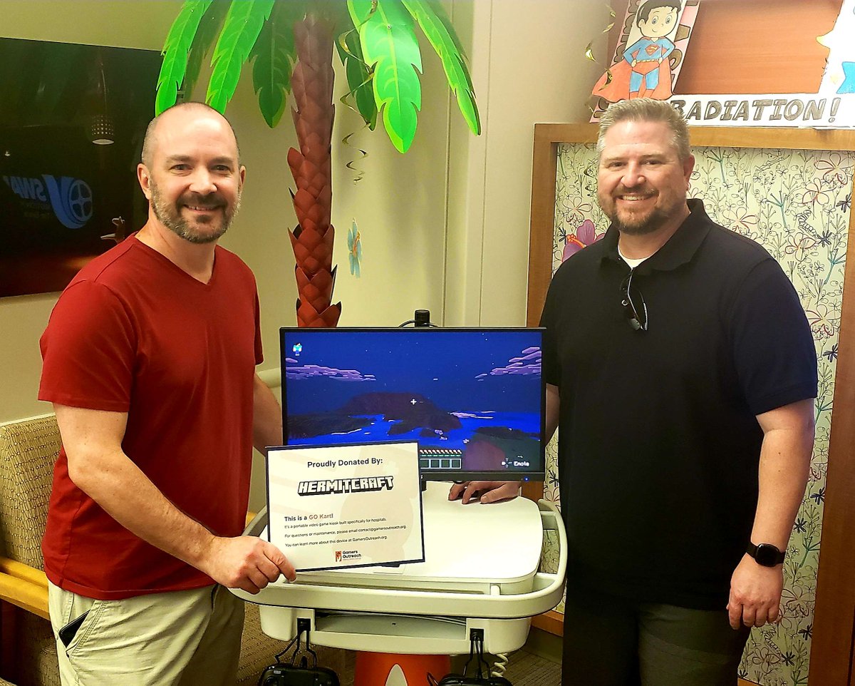 TangoTek (@tangoteklp) on Twitter photo Yesterday @ImpulseSV and I visited <a href="/MayoAZRadOnc/">Mayo Clinic Arizona Radiation Oncology</a>.
We got to see the <a href="/GamersOutreach/">Gamers Outreach</a> GOKarts that YOU made happen!
It was incredible seeing how much the patients and the staff appreciate these carts!
Thanks to the child life specialists and staff that made our visit possible. Yesterday @ImpulseSV and I visited <a href="/MayoAZRadOnc/">Mayo Clinic Arizona Radiation Oncology</a>.
We got to see the <a href="/GamersOutreach/">Gamers Outreach</a> GOKarts that YOU made happen!
It was incredible seeing how much the patients and the staff appreciate these carts!
Thanks to the child life specialists and staff that made our visit possible.