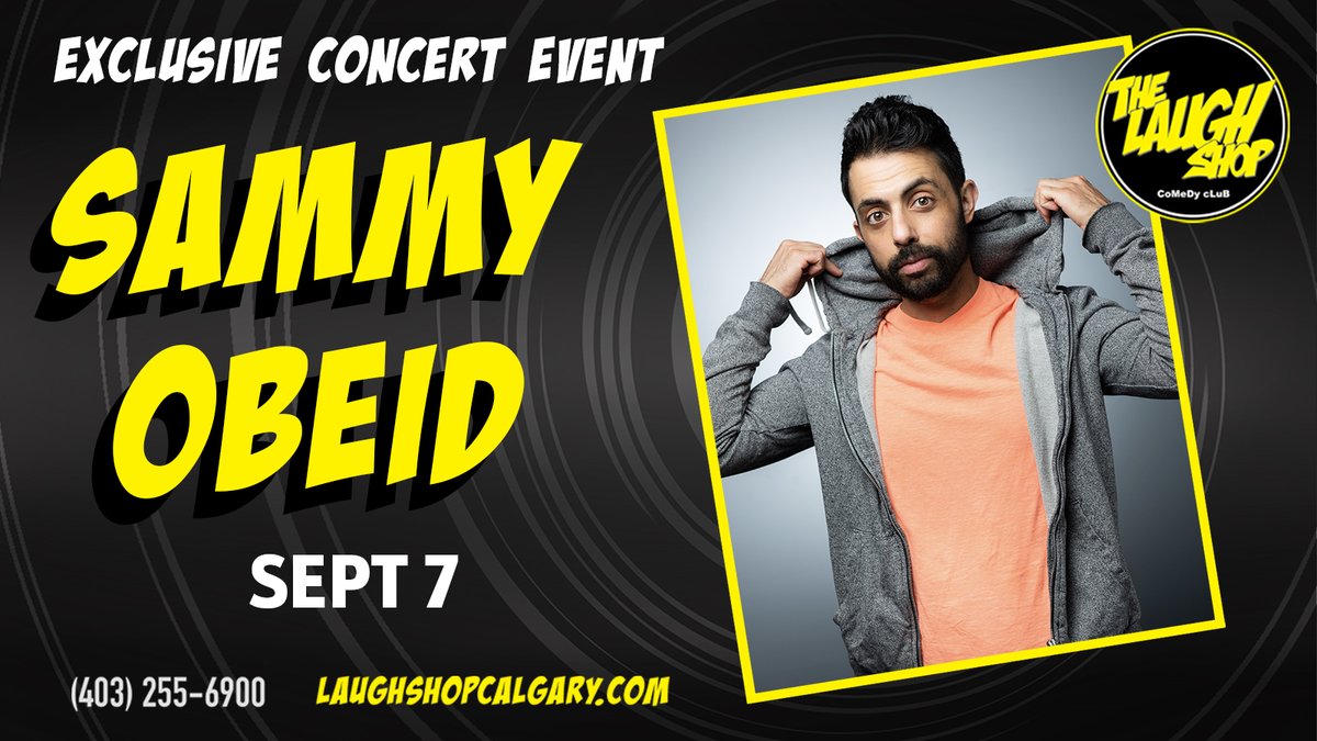 LaughShopYYC's tweet photo. Get ready to ROFL! Sammy Obeid, the multi-talented comedian, is coming to The Laugh Shop on September 7. Don't forget to secure your tickets for this unforgettable comedy experience at https://t.co/m8KQ60ZHV8. #ComedyEvent #LaughingTime #SammyObeid https://t.co/RaFUCXOIZc