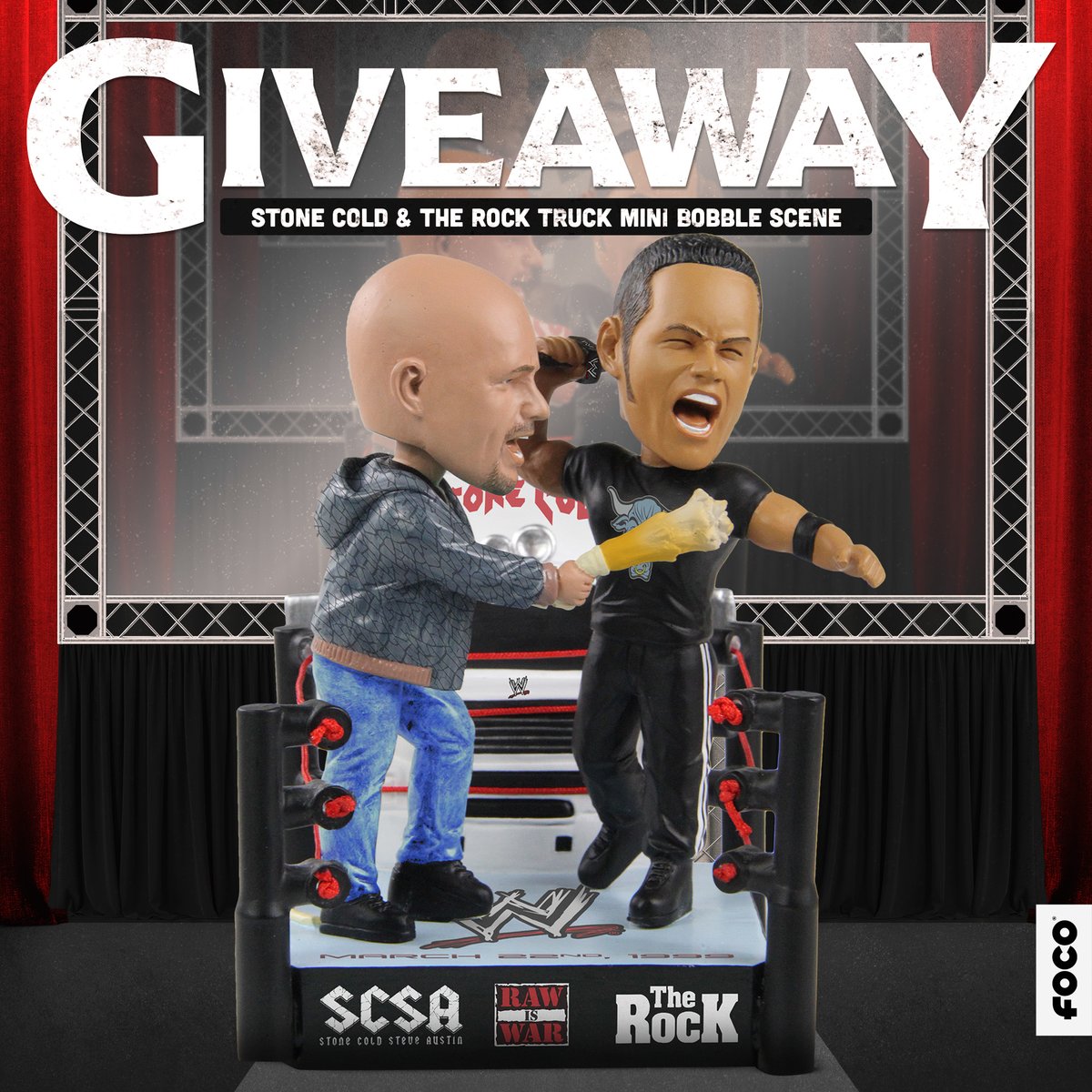 solomonster's tweet photo. Partnering with FOCO to give away one of these badass Stone Cold and Rock Beer Truck bobbleheads!  TO ENTER:

1. RT this post
2. MUST FOLLOW me, @focousa + @focobobbles
3. Reply with your favorite WWE GIF

US/CA entries only.  Picking a winner at random soon. https://t.co/Jiqw1nZpJT
