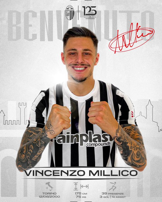 Vincenzo Millico 🇮🇹
22 anos
Extremo Esquerdo / Segundo Avançado / Extremo Direito
Cagliari 🇮🇹 -> Ascoli 🇮🇹
CUSTO ZERO

#VincenzoMillico #Cagliari #Ascoli #SerieA #SerieB