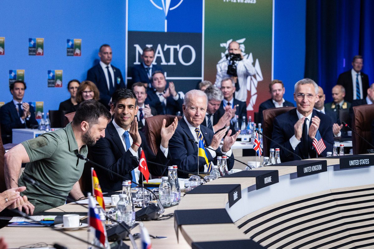 anttihakkanen's tweet photo. NATOn huippukokous onnistui erinomaisesti. Ukrainan tuki vahvistuu. Ruotsin Nato-jäsenyys toteutuu. Vahvat puolustussuunnitelmat ja joukko- ja komentorakenteet. Puolustuksen määrärahat kasvavat. NATO on vahvempi ja yhtenäisempi kuin koskaan. https://t.co/sfDRZPPejt