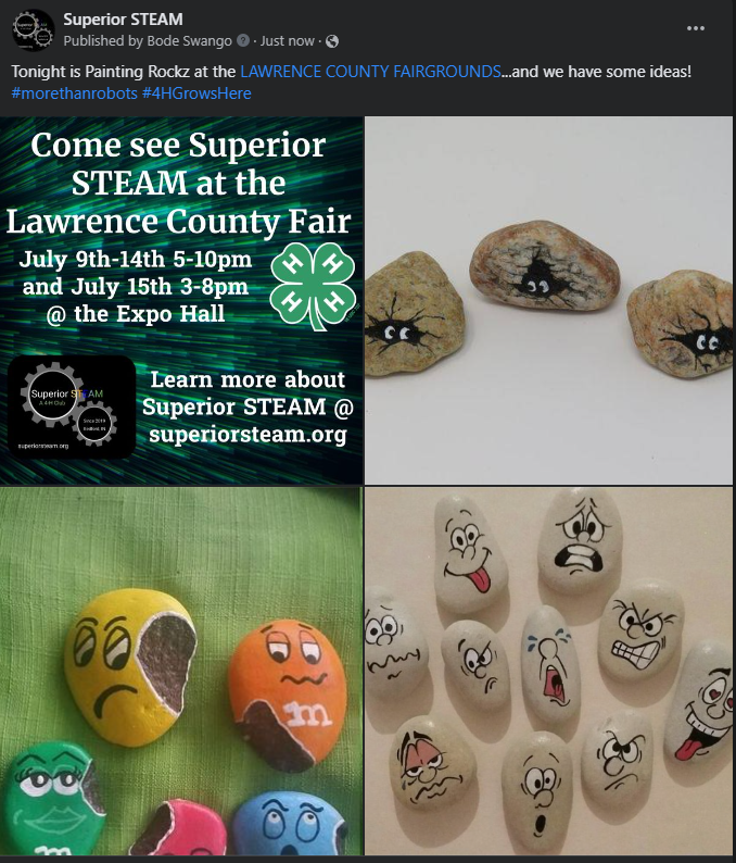 Come check it out!
#morethanrobots #4hgrowshere