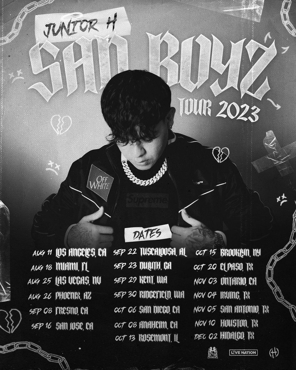 ranchohumilde's tweet photo. CAMBIOS AL SADBOYZ TOUR 2023 DE JUNIOR H 🤘🏻💔 https://t.co/dvZo3BJdSN