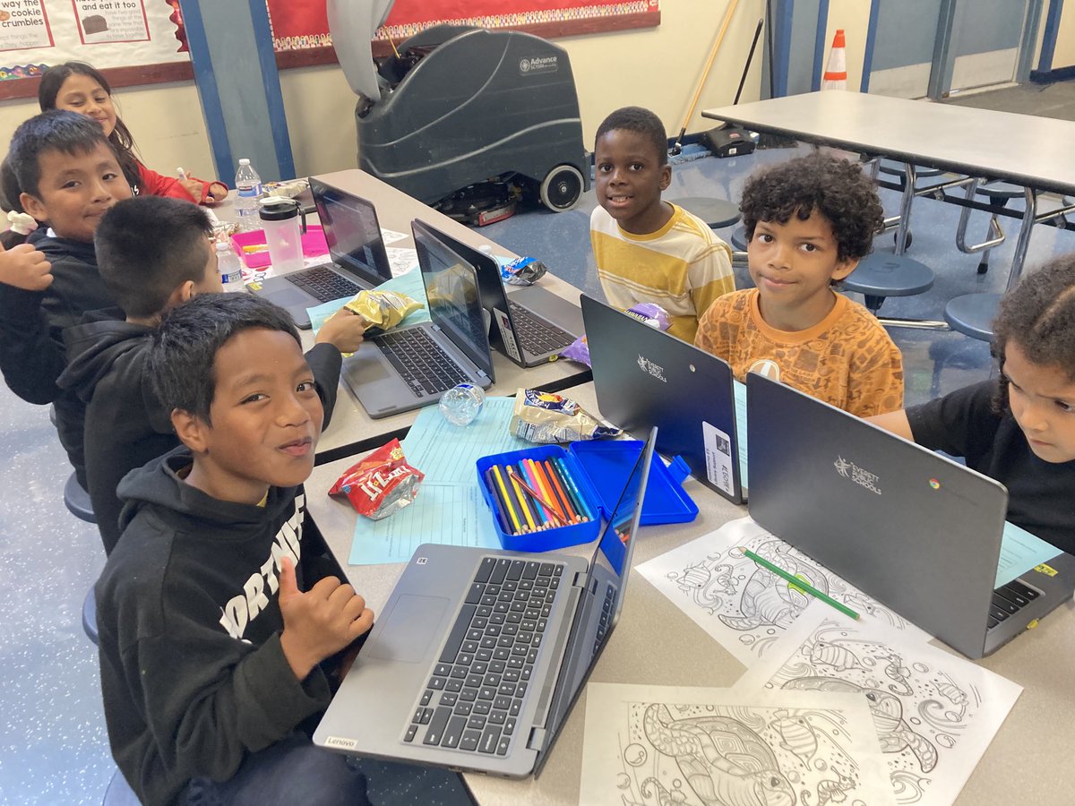 JacobEllsworth7's tweet photo. Great turn out for our 1st Wild About Summer I-Ready drop in! Every Wednesday from 11am-12pm, students can drop in to access Chromebooks for our summer I-Ready challenge! Go hawks! ⁦@EsdHawthorne⁩ https://t.co/q7TN7w3ZkA