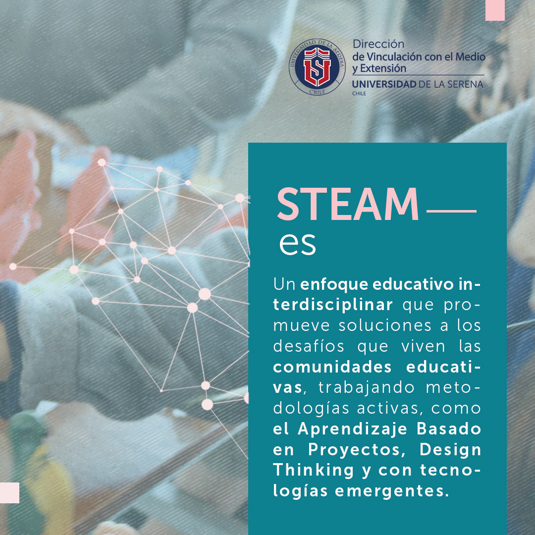 userena's tweet photo. 💡📌🔍¿Sabes que el enfoque #STEAM es una importante área de desarrollo e innovación del @mineducchile?, con la que #ConectaULS quiere fortalecer las capacidades docentes de enseñanza y aprendizaje en las comunidades educativas de #Zonasrezagadas 📚👀

@Diveuls https://t.co/nDQCv9E6UU