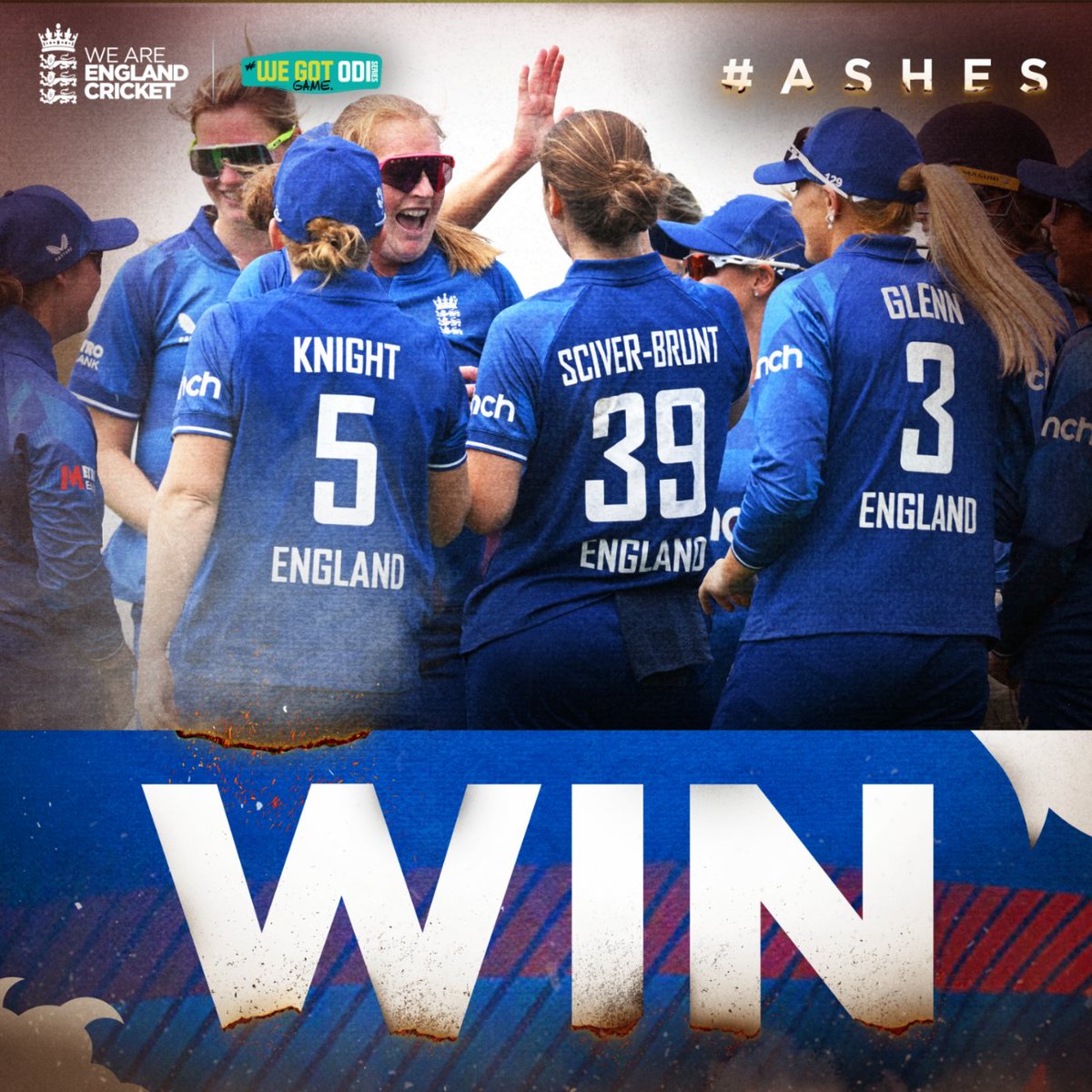 englandcricket's tweet photo. GET IN!!!!! 

Never in doubt!!!!

#EnglandCricket #Ashes https://t.co/5mEK3omxab