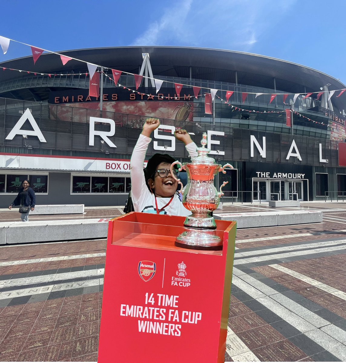 LitmusTimes's tweet photo. Woohoooโฆ hereโs a winner for sure ๐
#Arsenal #EmiratesStadium
#London #AccessibleLondon
Pls make #ArsenalStation #stepfree ๐ https://t.co/JYi2ehnE50