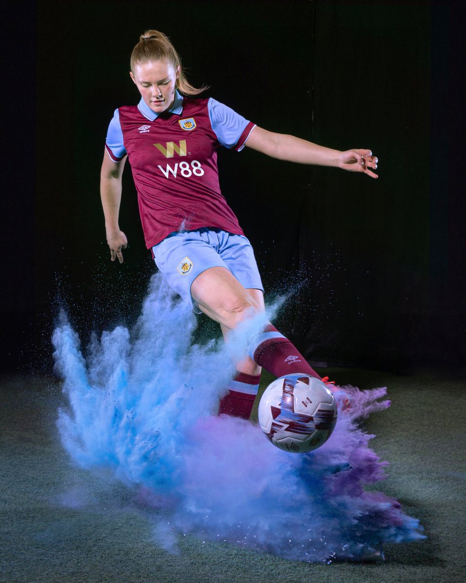 Looking good, @millie_ravening 🤩 Our 2023/24 home kit is available to pre-order now! 👉 go.burnleyfc.com/homekit