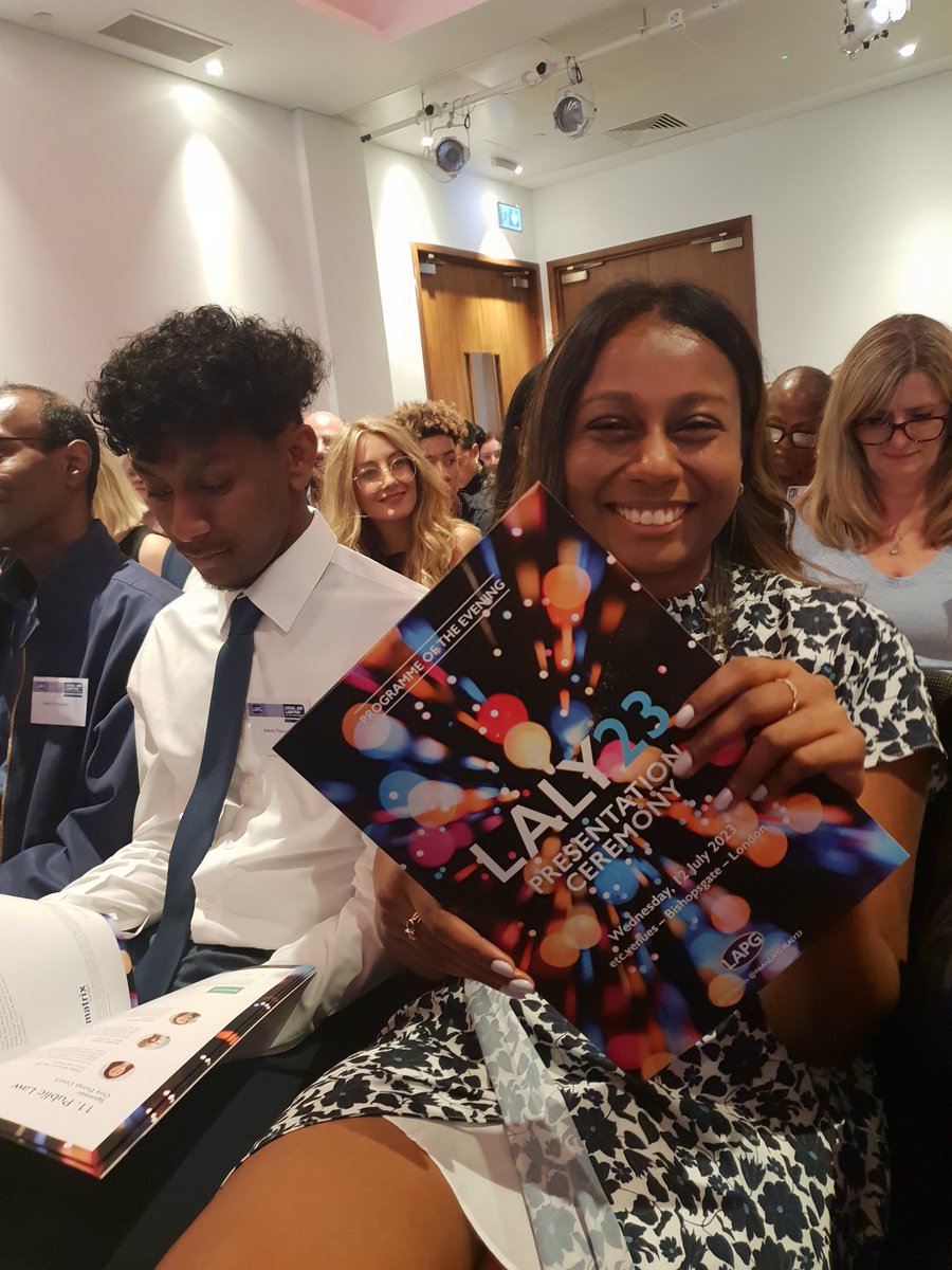 Thrilled to be celebrating the LALYs &amp; the truly deserved nomination my of supervisee &amp; friend Aneka Thirurajah <a href="/HJACrimeTeam/">HJA Criminal Litigation</a>