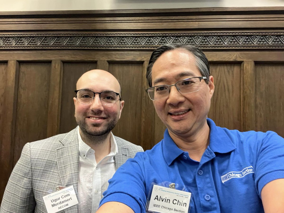 Day 2 of the Smart EV Charging Infrastructure Summit with IEEE Chicago Nominations and Appointments Chair Ugur Cem Merdamert talking on EV Charging Infrastructure from AECOM