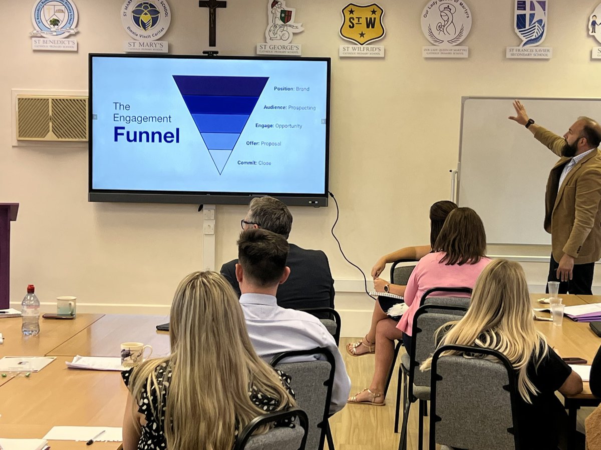 <a href="/mrsfinch2016/">Sam</a> <a href="/FFEduTrust/">Frank Field Education Trust</a> <a href="/AdAstraHP/">Ad Astra Human Performance</a> <a href="/NPCAT_MEDIA/">Nicholas Postgate Catholic Academy Trust</a> <a href="/isbl/">Isabela Raffaelli</a> <a href="/stephenpmorale1/">Stephen Morales</a> Fantastic presentation on Marketing &amp; Communications from <a href="/Ryanhgreen/">Ryan Green</a> at  <a href="/eduprise/">Edu. & Enterp.</a> with thought provoking anecdotes and really useful guidance to support us with recruitment challenges <a href="/NPCAT_MEDIA/">Nicholas Postgate Catholic Academy Trust</a> Trust Business Manager Forum.