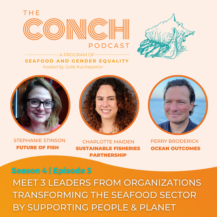 OceanOutcomes's tweet image. Our Communications &amp;amp; Systems Director, Perry, was featured on the Conch Podcast along with two other communications leaders from the sustainable seafood world! 🎣

Get their thoughtful discussion on conservation &amp;amp; community here:  bit.ly/3PxHD5Y