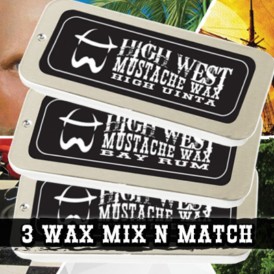 Three Pack Mix N Match Wax highwestbeard.com/product/three-… #beard #beardlife #beardoil #beardgang