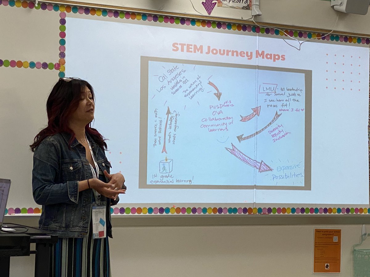 CitiCoach's tweet photo. Rocking it like I know she does, @MsFarinas is walking us through her STEM Journey. LOVED the @OurVoiceAll shoutout.
#OVAFam #MultiplePerspective #LITEConference https://t.co/9yjYg5NIqc