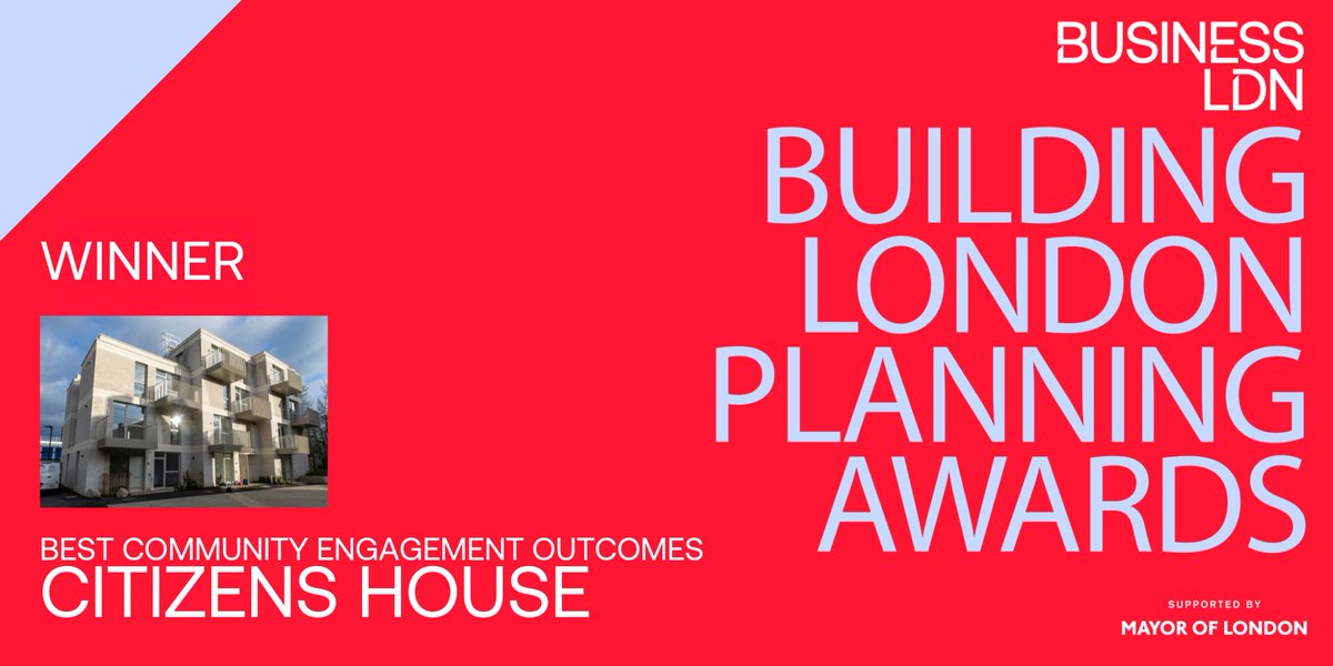 BusinessLDN (@_businessldn) on Twitter photo ๐Congratulations <a href="/LondonCLT/">London CLT</a> @LewishamCitz <a href="/archio_ltd/">Archio Ltd</a> <a href="/KLA_UrbanRealm/">KLA</a>
Citizens House is a permanently affordable 11-home housing project in Lewisham designed by the community where homes are sold to local people at rates linked to average incomes in perpetuity.
#BLPA23 ๐Congratulations <a href="/LondonCLT/">London CLT</a> @LewishamCitz <a href="/archio_ltd/">Archio Ltd</a> <a href="/KLA_UrbanRealm/">KLA</a>
Citizens House is a permanently affordable 11-home housing project in Lewisham designed by the community where homes are sold to local people at rates linked to average incomes in perpetuity.
#BLPA23