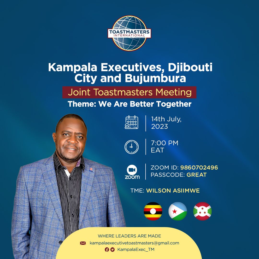 Kampala Executives Toastmasters Club tweet media