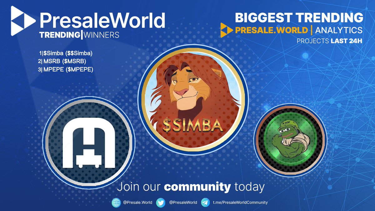 Presale World tweet media