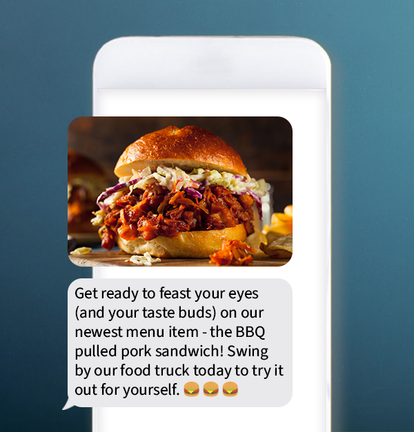 PonyExpresshq's tweet photo. Increase foot traffic to your food truck via SMS marketing:
1. Share your location/schedule
2. Text your deals
3. Whet appetites with MMS marketing 🤤 

Learn what you can do more 👀https://t.co/4Eaijp4BGC 

#foodtruck #food #restaurant #foodie #lunch #lunchtime #yummy #dinner https://t.co/gHcjEkXtk1