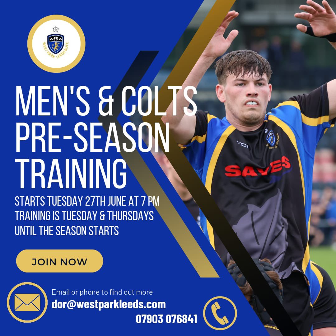 WplRufc's tweet photo. Still looking to join a club. Preseason is well under way at West Park Leeds. https://t.co/hzR6bG6ExO