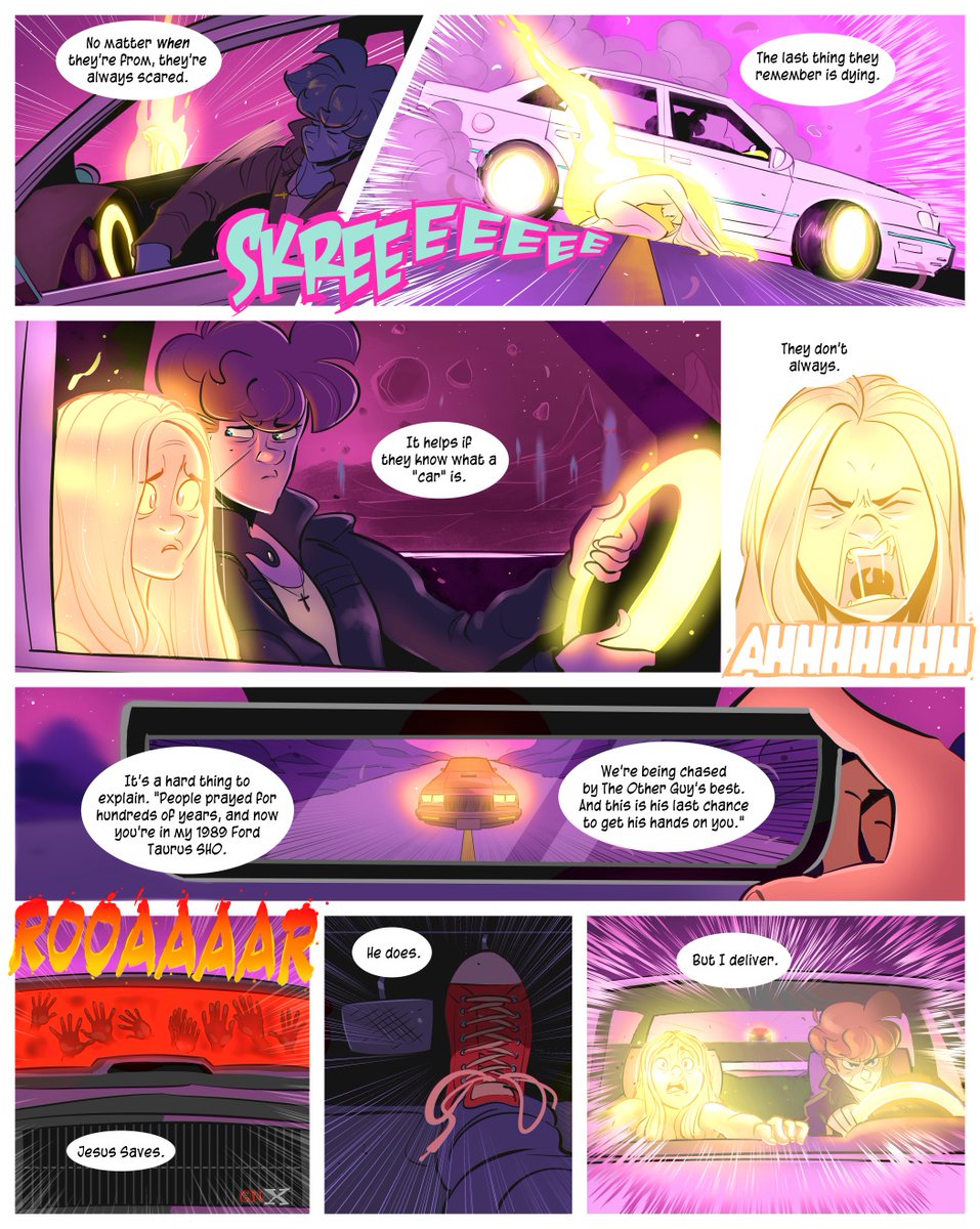 PA_Megacorp's tweet photo. Jesus saves. The Wheel Saint delivers.

Join us for the conclusion of this chapter of Wheel Saint on Friday!

https://t.co/xvRLQTysfj https://t.co/W5uPF6IwCZ
