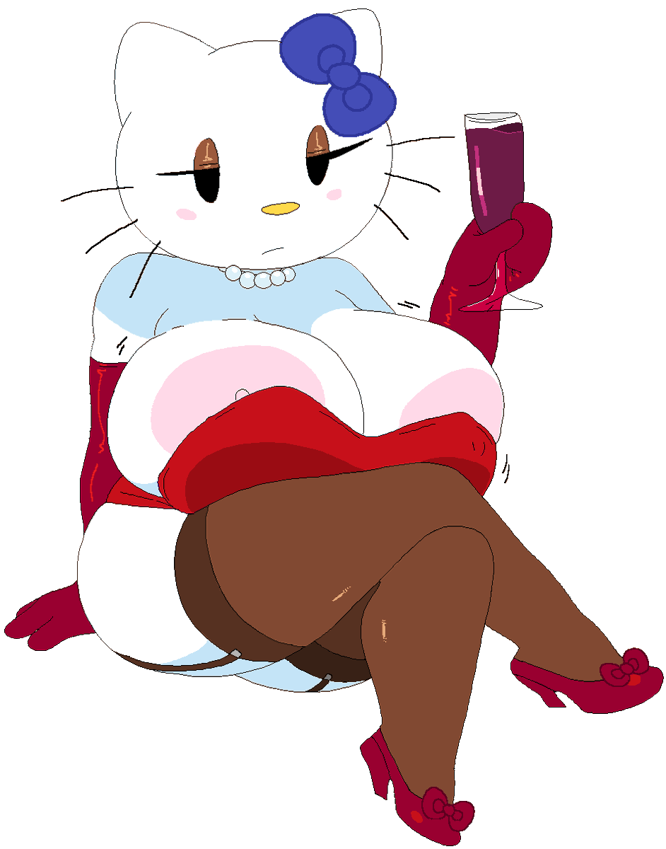 She's dressed up for a dinner date.

Well, it would be a date if her partner showed, but that isn't the case.

Soooo... anyone wanna take his place? Its a free meal after all.