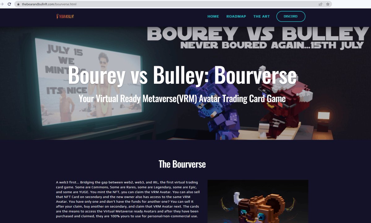 The Full Breakdown of Bourey vs Bulley: Bourverse is now available on our website. 💥 Here is the direct link below... thebearandbullnft.com/bourverse.html