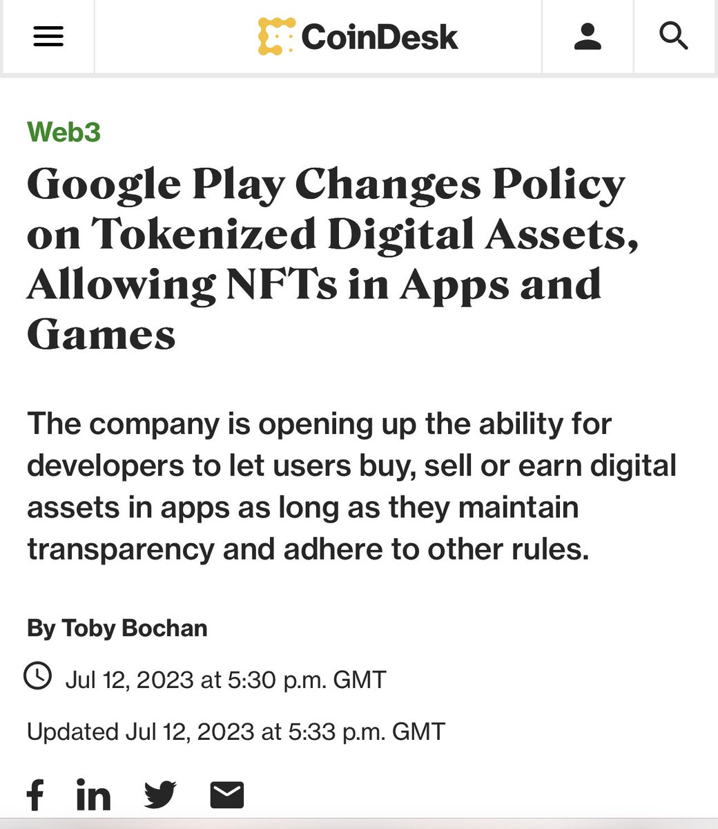 This is big news! Google Play finally allowing digital assets!