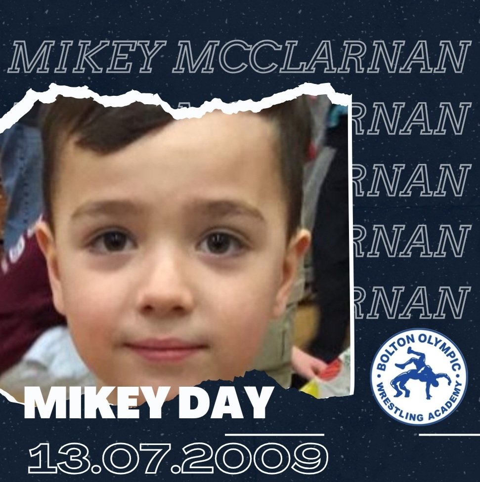 BOWCBears's tweet photo. Happy Birthday for tomorrow to Mikey McClarnan who is one of our Team GB NPS athletes at Bolton Olympic Wrestling Academy https://t.co/qPJQHcgnYh