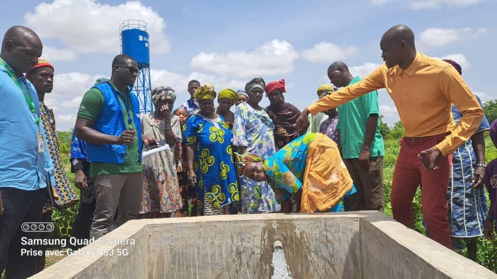 Mission de suivi des activités du #projetREC_V dans la commune de #karaba et #Sourountouna dans le cercle de #San. La visite a concerné le nouveau périmètre maraîcher de #Feguesso réalisé par le projet. #Impact2023