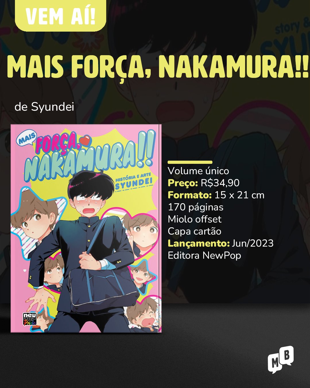 Mangá força nakamura New Pop